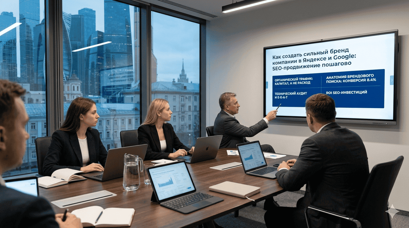 Как создать сильный бренд компании в Яндексе и Google: SEO-продвижение 2026 года